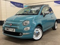 USED 2017 67 FIAT 500 1.2 Anniversario Opening Panoramic Sunroof Hatchback 3 Door Petrol Manual Euro 6 (s/s) (69 bhp) 11 SERVICES TO 41,360 MILES