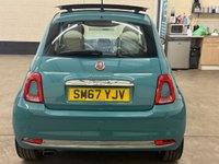 USED 2017 67 FIAT 500 1.2 Anniversario Opening Panoramic Sunroof Hatchback 3 Door Petrol Manual Euro 6 (s/s) (69 bhp) 11 SERVICES TO 41,360 MILES