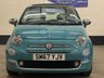 USED 2017 67 FIAT 500 1.2 Anniversario Opening Panoramic Sunroof Hatchback 3 Door Petrol Manual Euro 6 (s/s) (69 bhp) 11 SERVICES TO 41,360 MILES