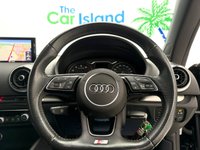USED 2018 18 AUDI A3 CABRIOLET 1.5 TFSI CoD S line Convertible 2dr Petrol Manual Euro 6 (s/s) (150 ps) Mythos Black Metallic S-Line Cabriolet, Audi Service History, Heated Seats, SATNAV, Audi Smartphone Connect Only 22000 Miles