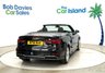 USED 2018 18 AUDI A3 CABRIOLET 1.5 TFSI CoD S line Convertible 2dr Petrol Manual Euro 6 (s/s) (150 ps) Mythos Black Metallic S-Line Cabriolet, Audi Service History, Heated Seats, SATNAV, Audi Smartphone Connect Only 22000 Miles
