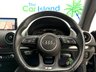 USED 2018 18 AUDI A3 CABRIOLET 1.5 TFSI CoD S line Convertible 2dr Petrol Manual Euro 6 (s/s) (150 ps) Mythos Black Metallic S-Line Cabriolet, Audi Service History, Heated Seats, SATNAV, Audi Smartphone Connect Only 22000 Miles