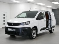 USED 2023 23 PEUGEOT PARTNER 1.5 BLUEHDI 100 BHP 950 PROFESSIONAL PREMIUM + LONG L2 LONG | 3 SEATS | CARPLAY | AIR CON