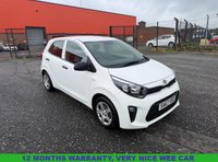 USED 2017 67 KIA PICANTO 1.0 1 Hatchback 5dr Petrol Manual Euro 6 (66 bhp) 12 MONTH' S WARRANTY,