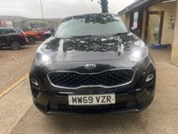 USED 2019 69 KIA SPORTAGE 1.6 CRDi EcoDynamics+ 1 SUV 5dr Diesel Hybrid Manual Euro 6 (s/s) (114 bhp) * 1 KEEPER FROM NEW * 2 KEYS * FULL SERVICE HISTORY * 8 STAMPS * MIRROR PLAY * PARKING CAMERA *