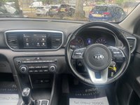 USED 2019 69 KIA SPORTAGE 1.6 CRDi EcoDynamics+ 1 SUV 5dr Diesel Hybrid Manual Euro 6 (s/s) (114 bhp) * 1 KEEPER FROM NEW * 2 KEYS * FULL SERVICE HISTORY * 8 STAMPS * MIRROR PLAY * PARKING CAMERA *