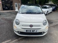 USED 2018 18 FIAT 500 0.9 TwinAir Lounge Hatchback 3dr Petrol Manual Euro 6 (s/s) (85 bhp) 1 OWNER+GREAT VALUE+NEW MOT