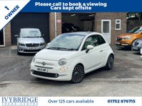 USED 2018 18 FIAT 500 0.9 TwinAir Lounge Hatchback 3dr Petrol Manual Euro 6 (s/s) (85 bhp) 1 OWNER+GREAT VALUE+NEW MOT