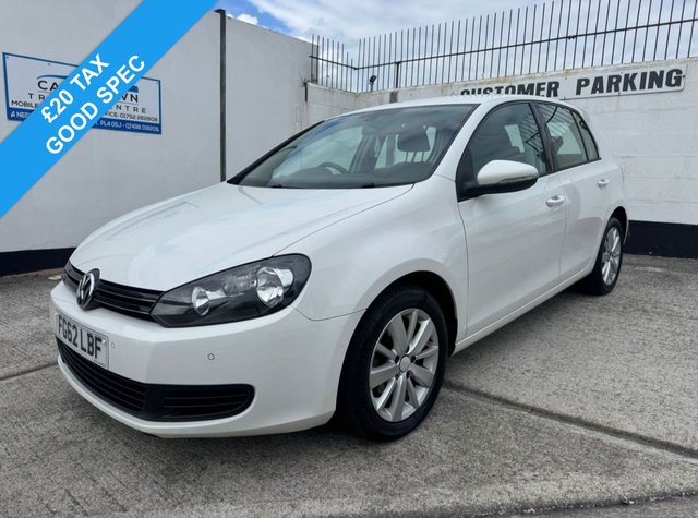 2012 VOLKSWAGEN GOLF 1.6 TDI BLUEMOTION TECH MATCH HATCHBACK 5DR DIESEL MANUAL EURO 5 S... photo