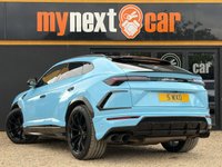 USED 2019 69 LAMBORGHINI URUS 4.0 V8 BiTurbo SUV 5dr Petrol Auto 4WD Euro 6 (650 ps) This car has an extensive list of factory fitted options including: Full ADAS Package|Heads Up Display|Fully Electric Seats with Ventilation and Massage|Panoramic Roof|DAB Digital Radio|Advanced 3D Bang & Olufsen Audio System|Lamborghini Connect Vehicle Tracking System|Black Matt Exhaust Tailpipes|Black Roof Rails|Fuel Cap Cover in Carbon|Body Colour Style Package|Wheel Arches in Body Colour|Multi-function Heated Steering Wheel in Smooth Leather with Contrast Stitching|Embroidered Lamborghini Sh