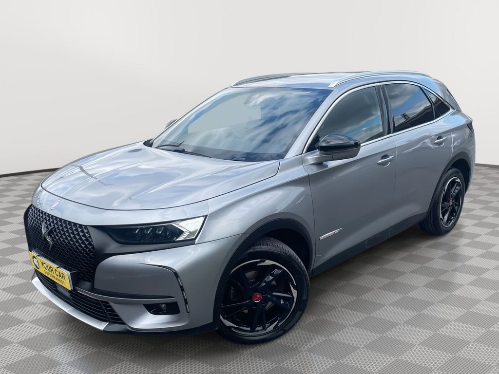 USED 2019 19 DS AUTOMOBILES DS 7 CROSSBACK 1.6 PureTech GPF Performance Line Crossback 5dr Petrol EAT8 Euro 6 (s/s) (225 ps) Rear Parking Sensors, CarPlay