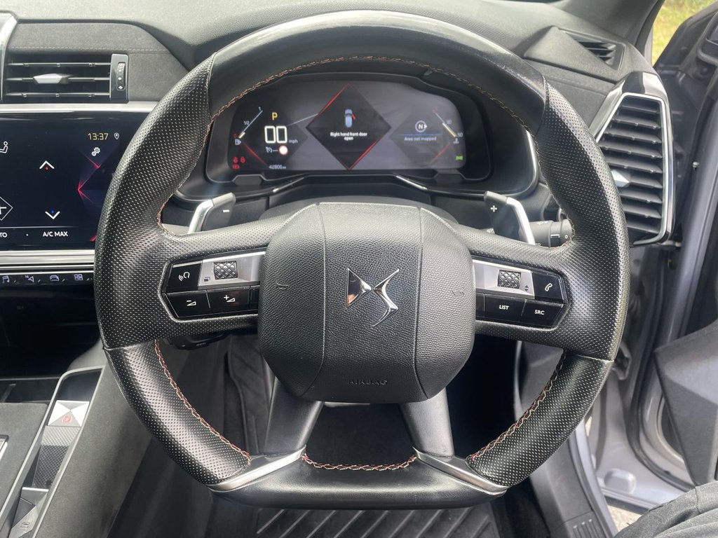 USED 2019 19 DS AUTOMOBILES DS 7 CROSSBACK 1.6 PureTech GPF Performance Line Crossback 5dr Petrol EAT8 Euro 6 (s/s) (225 ps) Rear Parking Sensors, CarPlay