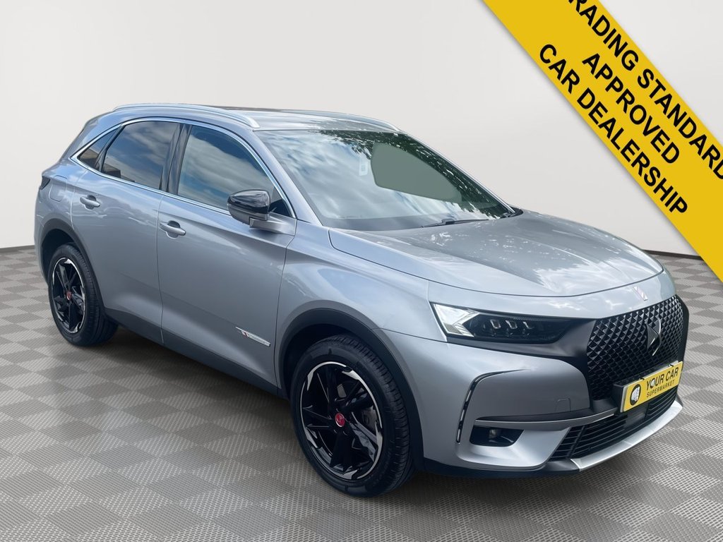 USED 2019 19 DS AUTOMOBILES DS 7 CROSSBACK 1.6 PureTech GPF Performance Line Crossback 5dr Petrol EAT8 Euro 6 (s/s) (225 ps) Rear Parking Sensors, CarPlay