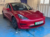 USED 2020 70 TESLA Model 3 Standard Range Plus Saloon 4dr Electric Auto RWD (241 bhp)+2 KEYS+2 FORMER KEEPERS+NAV+2 CABLES+PANORAMIC SUNROOF+CLIMATE+CRUISE+PARK CONTROL+CAM+FULL LEATHER HEATED SEATS+BLUETOOTH+MEDIA+APPS+DAB+ALLOYS 2 KEYS+2 FORMER KEEPERS+NAV+2 CABLES+PANORAMIC SUNROOF+CLIMATE+CRUISE+PARK CONTROL+CAM+FULL LEATHER HEATED SEATS+BLUETOOTH+MEDIA+APPS+DAB+ALLOYS+HPI CLEAR