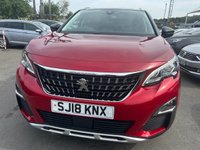 USED 2018 18 PEUGEOT 3008 1.6 Eco Turbo Diesel (Blue HDI), Allure Edition, 5 Door SUV, Manual, Euro 6. FULL 12 MONTH MOT WITH EVERY CAR