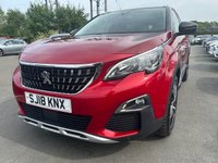 USED 2018 18 PEUGEOT 3008 1.6 Eco Turbo Diesel (Blue HDI), Allure Edition, 5 Door SUV, Manual, Euro 6. FULL 12 MONTH MOT WITH EVERY CAR