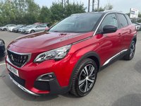 USED 2018 18 PEUGEOT 3008 1.6 Eco Turbo Diesel (Blue HDI), Allure Edition, 5 Door SUV, Manual, Euro 6. FULL 12 MONTH MOT WITH EVERY CAR