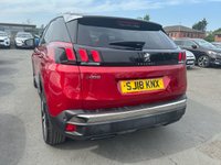 USED 2018 18 PEUGEOT 3008 1.6 Eco Turbo Diesel (Blue HDI), Allure Edition, 5 Door SUV, Manual, Euro 6. FULL 12 MONTH MOT WITH EVERY CAR
