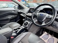 USED 2016 66 FORD KUGA 2.0 TDCi Titanium SUV 5dr Diesel Manual AWD Euro 6 (s/s) (180 ps) - Half Leather Trim -
