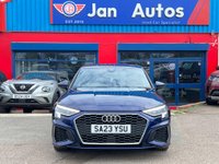 USED 2023 23 AUDI A3 1.0 TFSI 30 S line Sportback S Tronic Euro 6 (s/s) 5dr Leathr+CarPlay+1ownr+18"Alloys