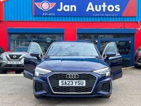 USED 2023 23 AUDI A3 1.0 TFSI 30 S line Sportback S Tronic Euro 6 (s/s) 5dr Leathr+CarPlay+1ownr+18"Alloys