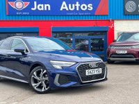 USED 2023 23 AUDI A3 1.0 TFSI 30 S line Sportback S Tronic Euro 6 (s/s) 5dr Leathr+CarPlay+1ownr+18"Alloys