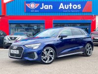 USED 2023 23 AUDI A3 1.0 TFSI 30 S line Sportback S Tronic Euro 6 (s/s) 5dr Leathr+CarPlay+1ownr+18"Alloys