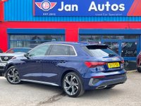 USED 2023 23 AUDI A3 1.0 TFSI 30 S line Sportback S Tronic Euro 6 (s/s) 5dr Leathr+CarPlay+1ownr+18"Alloys