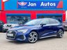 USED 2023 23 AUDI A3 1.0 TFSI 30 S line Sportback S Tronic Euro 6 (s/s) 5dr Leathr+CarPlay+1ownr+18"Alloys