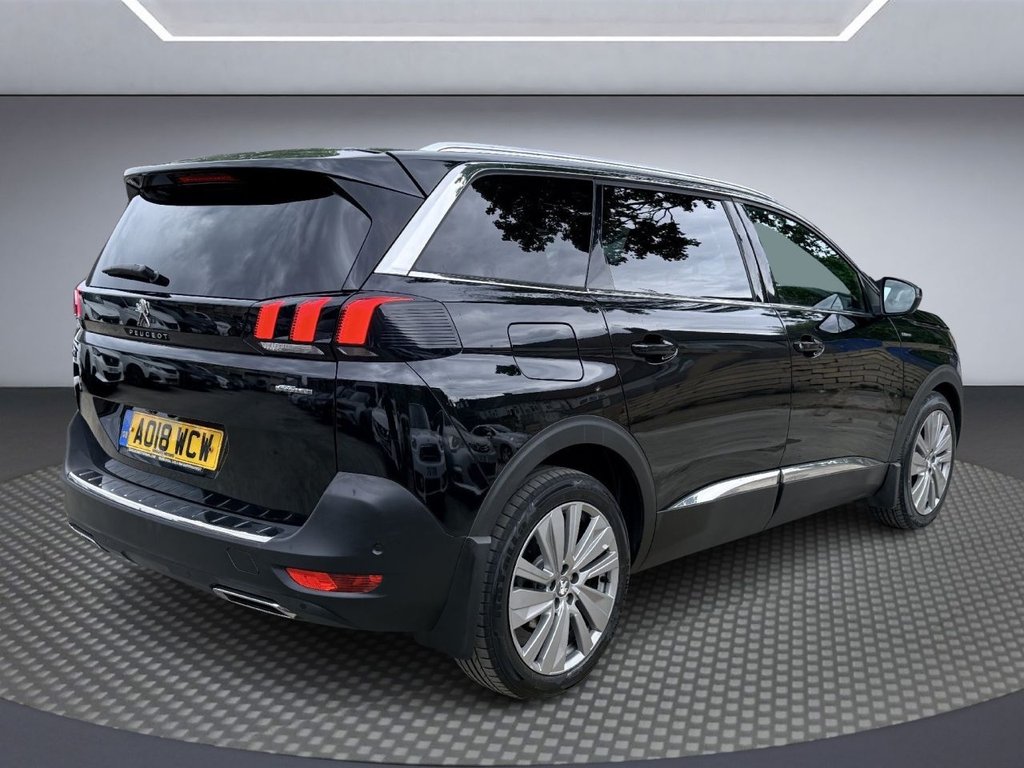 USED 2018 18 PEUGEOT 5008 1.6 THP GT Line Premium SUV 5dr Petrol EAT Euro 6 (s/s) (165 ps) PAN ROOF+360 CAMERA+APP CARPLAY+7S