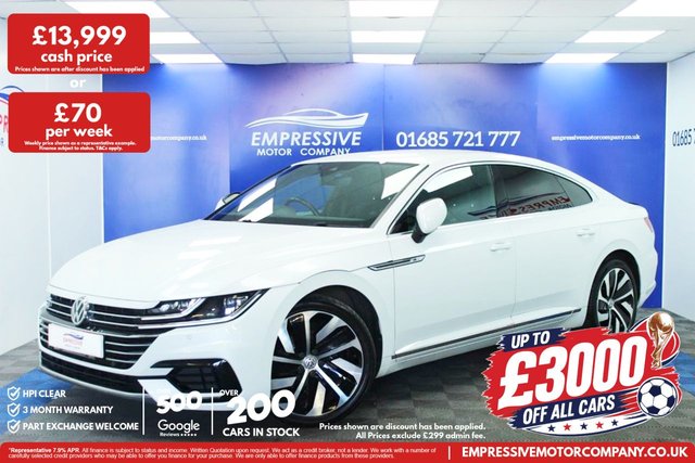 View our Volkswagen Arteon range