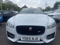 USED 2015 65 JAGUAR XF 2.0d R-Sport Saloon 4dr Diesel Auto Euro 6 (s/s) (180 ps) JAGUAR SAT-NAV SYSTEM , HEATED FRONT LEATHER SEATS:
