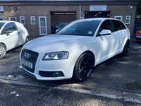 USED 2012 12 AUDI A3 2.0 TDI Black Edition Sportback 5dr Diesel Manual Euro 5 (s/s) (140 ps) ONLY 3 FORMER KEEPER+&pound;35 TAX