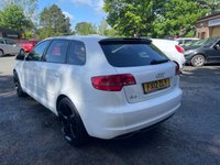 USED 2012 12 AUDI A3 2.0 TDI Black Edition Sportback 5dr Diesel Manual Euro 5 (s/s) (140 ps) ONLY 3 FORMER KEEPER+&pound;35 TAX