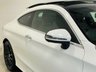 USED 2018 18 MERCEDES-BENZ C-CLASS 2.1 C250d AMG Line (Premium Plus) Coupe 2dr Diesel G-Tronic+ Euro 6 (s/s) (204 ps) Polar White | Black Leather Interior | Gloss Black AMG Wheels | Panoramic Roof | Burmester Audio | Memory Seats