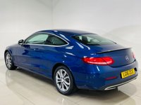 USED 2016 16 MERCEDES-BENZ C-CLASS 2.1 C220d Sport Coupe 2dr Diesel G-Tronic+ Euro 6 (s/s) (170 ps) Brilliant Blue | Crystal Grey Leather | Bluetooth Media | Heated Seats | Reverse Camera | ULEZ OK | Low Road Tax