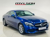 USED 2016 16 MERCEDES-BENZ C-CLASS 2.1 C220d Sport Coupe 2dr Diesel G-Tronic+ Euro 6 (s/s) (170 ps) Brilliant Blue | Crystal Grey Leather | Bluetooth Media | Heated Seats | Reverse Camera | ULEZ OK | Low Road Tax