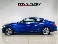 USED 2016 16 MERCEDES-BENZ C-CLASS 2.1 C220d Sport Coupe 2dr Diesel G-Tronic+ Euro 6 (s/s) (170 ps) Brilliant Blue | Crystal Grey Leather | Bluetooth Media | Heated Seats | Reverse Camera | ULEZ OK | Low Road Tax