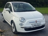 USED 2015 15 FIAT 500 1.2 Lounge Hatchback 3dr Petrol Manual Euro 6 (s/s) (69 bhp) 