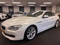 USED 2013 63 BMW 6 SERIES 3.0 640d SE Coupe 2dr Diesel Auto Euro 5 (s/s) (313 ps) UK DELIVERY FLAT FEE &pound;250 (SUBJECT TO DEAL) *OVER 100 IMAGES ON OUR WEBSITE*BESPOKE FINANCE ARRANGED*PART EXCHANGE WELCOME*ALL VEHICLES HPI CLEAR