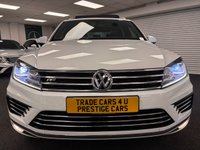 USED 2016 65 VOLKSWAGEN TOUAREG 3.0 TDI V6 BlueMotion Tech R-Line SUV 5dr Diesel Tiptronic 4WD Euro 6 (s/s) (262 ps) UK DELIVERY FLAT FEE &pound;250 (SUBJECT TO DEAL) *OVER 100 IMAGES ON OUR WEBSITE*BESPOKE FINANCE ARRANGED*PART EXCHANGE WELCOME*ALL VEHICLES HPI CLEAR