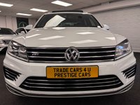 USED 2016 65 VOLKSWAGEN TOUAREG 3.0 TDI V6 BlueMotion Tech R-Line SUV 5dr Diesel Tiptronic 4WD Euro 6 (s/s) (262 ps) UK DELIVERY FLAT FEE &pound;250 (SUBJECT TO DEAL) *OVER 100 IMAGES ON OUR WEBSITE*BESPOKE FINANCE ARRANGED*PART EXCHANGE WELCOME*ALL VEHICLES HPI CLEAR