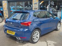 USED 2018 18 SEAT IBIZA 1.0 TSI FR Hatchback 5dr Petrol DSG Euro 6 (s/s) (115 ps) 6 MONTHS RAC WARRANTY 2 KEYS