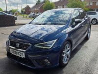 USED 2018 18 SEAT IBIZA 1.0 TSI FR Hatchback 5dr Petrol DSG Euro 6 (s/s) (115 ps) 6 MONTHS RAC WARRANTY 2 KEYS