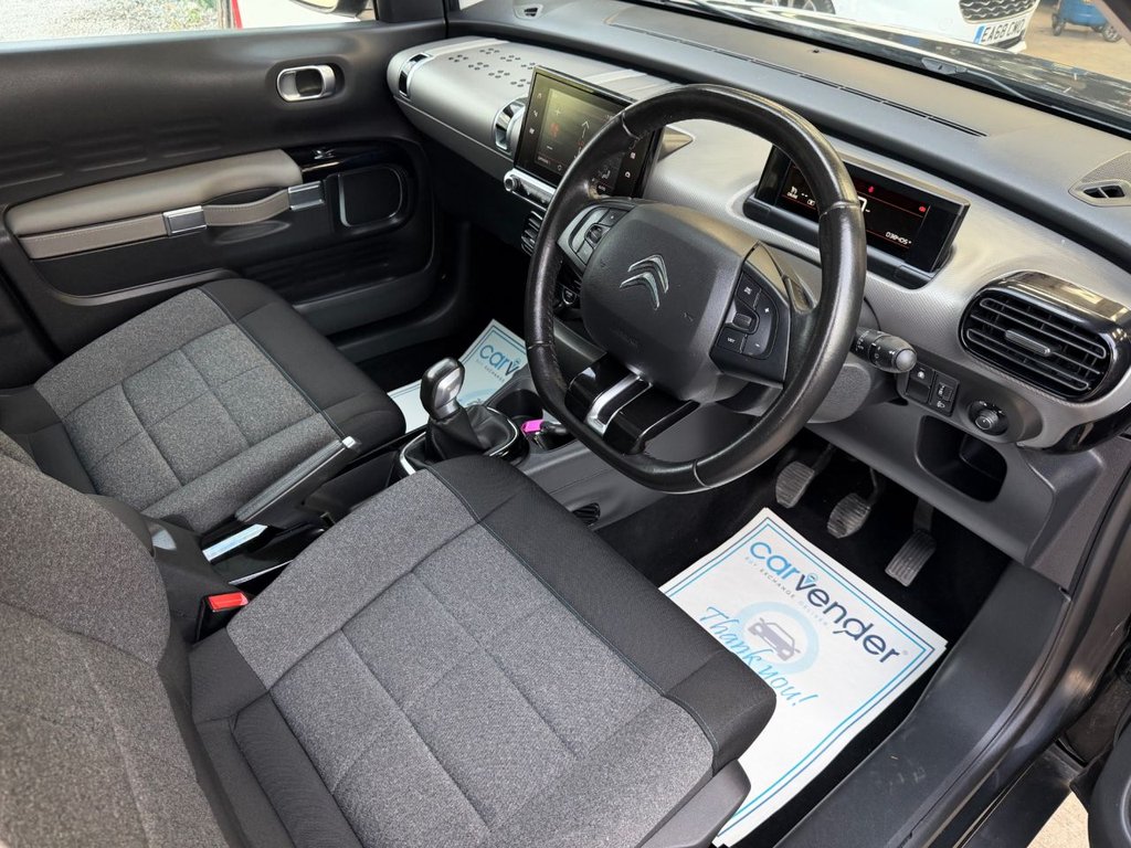 USED 2018 68 CITROEN C4 CACTUS 1.2 PureTech GPF Flair Hatchback 5dr Petrol Manual Euro 6 (s/s) (110 ps) 7 Services|SatNav|Rear & Front Sensors|Apple CarPlay/Android Auto|
