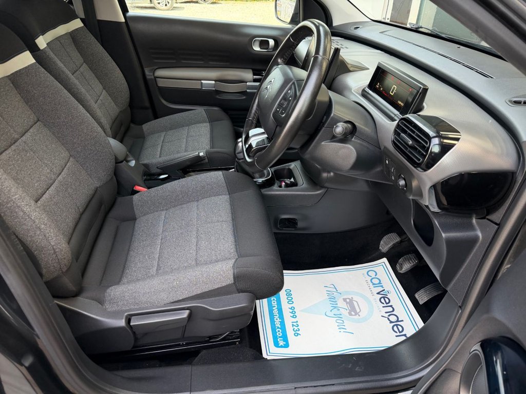 USED 2018 68 CITROEN C4 CACTUS 1.2 PureTech GPF Flair Hatchback 5dr Petrol Manual Euro 6 (s/s) (110 ps) 7 Services|SatNav|Rear & Front Sensors|Apple CarPlay/Android Auto|