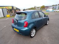 USED 2015 15 NISSAN MICRA 1.2 Acenta 2015,Sat Nav,Air Con,Bluetooth,Cruise,�&pound;35 Tax,55mpg,Ulez Compliant Sat Nav,Bluetooth,Cruise Control,F.S.H,&pound;35 Road Tax,Ulez Compliant