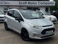 USED 2017 17 FORD B-MAX 1.0T EcoBoost Zetec Silver Edition MPV 5dr Petrol Manual Euro 6 (s/s) (140 ps) 8 SERVICES,Bluetooth,air con