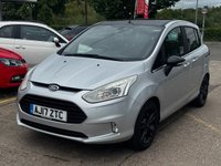 USED 2017 17 FORD B-MAX 1.0T EcoBoost Zetec Silver Edition MPV 5dr Petrol Manual Euro 6 (s/s) (140 ps) 8 SERVICES,Bluetooth,air con