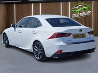 USED 2014 14 LEXUS IS 2.5 300h F Sport Saloon 4dr Petrol Hybrid E-CVT Euro 5 (s/s) (223 ps) ++F SPORT+++SAT NAV++FULL LEATHER++